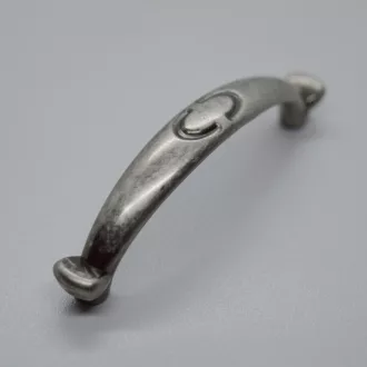   Antik stílusú, 64 mm furattávolság, antik fekete bútorfogantyú