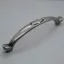 Antiker Stil, 96 mm Bohrungsabstand, antikschwarzer Möbelgriff