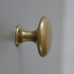 Knob furniture handle, bronz color