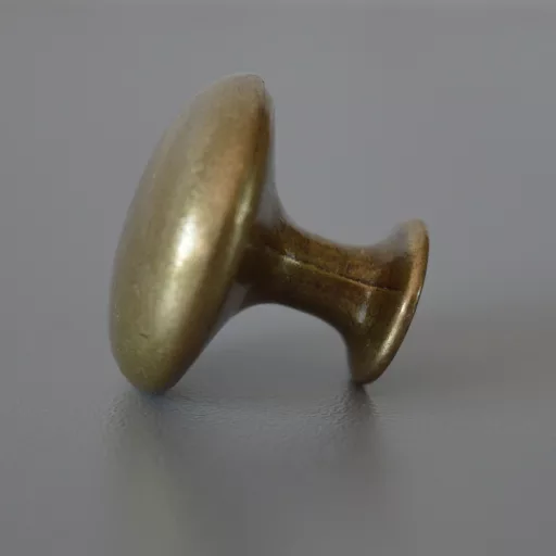 15.337.30.12  Bronz színű bútorgomb 29 mm átmérő