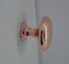 Fém bútorgomb, COPPER LUX színű, 29 mm átmérő