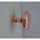 Fém bútorgomb, COPPER LUX színű, 29 mm átmérő