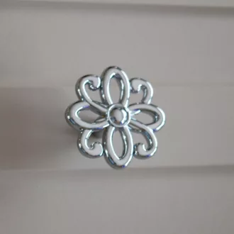 153754607 Möbelknopf Chrom glänzend, 46 mm