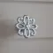 153754607 Möbelknopf Chrom glänzend, 46 mm