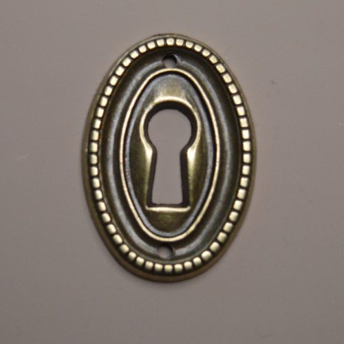 Schlüsselanhänger aus Metall, antike Bronze, stehend