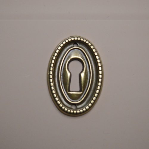 Schlüsselanhänger aus Metall, antike Bronze, stehend