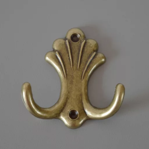 15.722.00.12 Bronzfarbene Kleiderhaken aus Metall