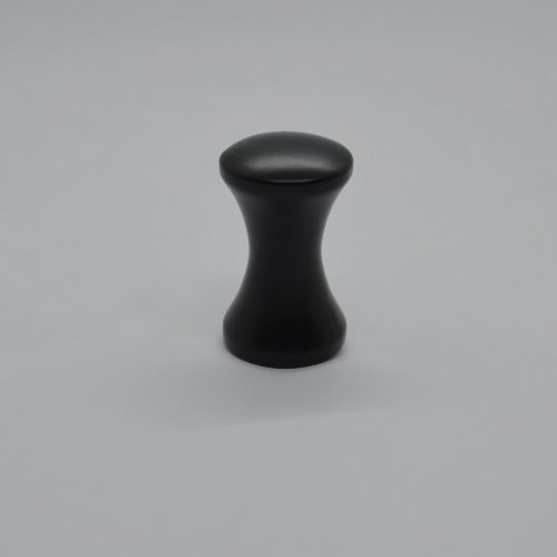 RUZA Metall-Möbelknopf, schwarz (groß)