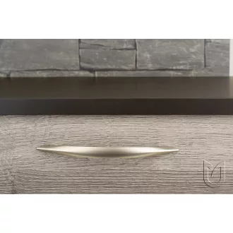   PIOMBINA BR. NICKEL Möbelgriff aus Metall, Farbe Nickel gebürstet, Bohrung 96 mm