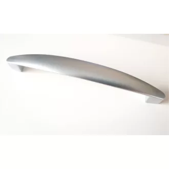 NOMINA Metall-Möbelgriff, satiniertes Chrom, 96 mm