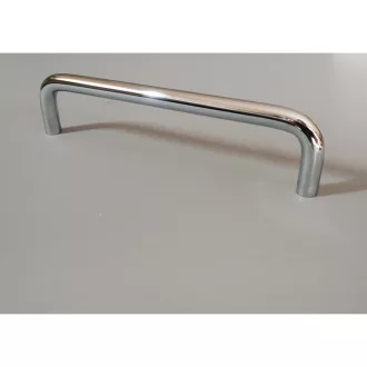   IDA Möbelgriff aus Metall, Farbe Chrom glänzend, Bohrung 128 mm