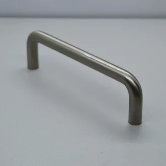   IDA Möbelgriff aus Metall, Farbe gebürstetes Nickel, Bohrung 128 mm
