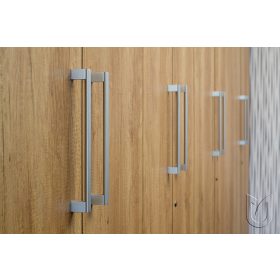   PORTA fém bútorfogantyú, króm színű, 96 mm furattávval