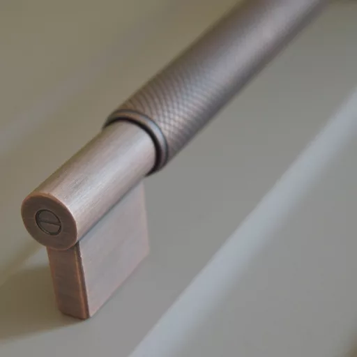 TRIUMPH Shaded copper, Fém, Modern bútorfogantyú, 128 / 160  mm furattávolság