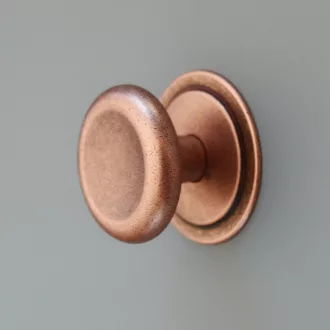 ARUBA Möbelknopf aus Metall, Farbe antikkupfer