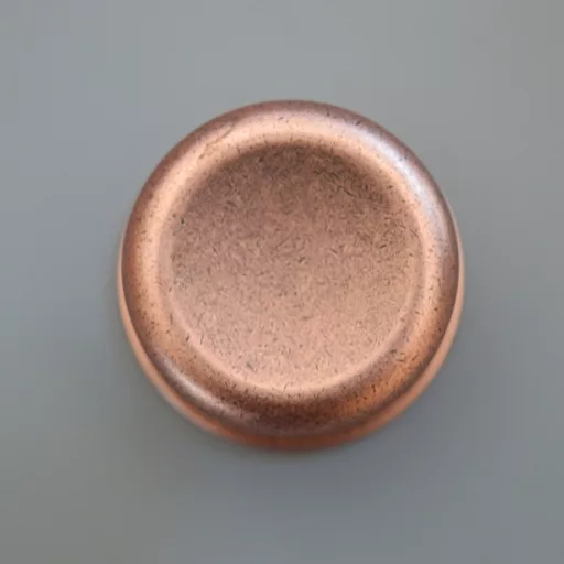 ARUBA Möbelknopf aus Metall, Farbe antikkupfer