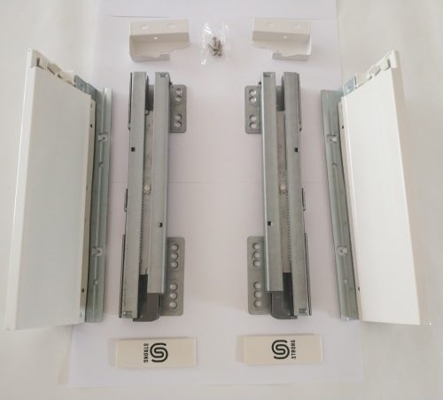 StrongBox 86/400 weiß, mit verdeckter Dämpfung