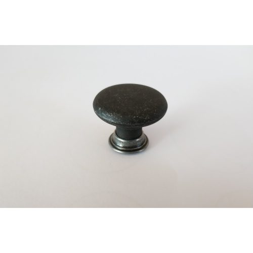 Möbelknopf aus Metall in Ockerschwarz