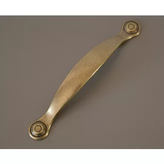   IRIS fém bútorfogantyú, 96 mm furattáv, antik bronz szín