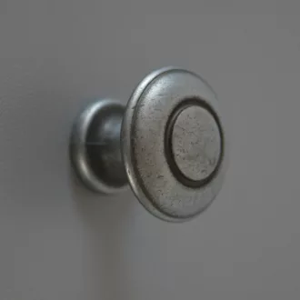 IRIS 19.3797.57 antik fekete színű, fém gombfogantyú