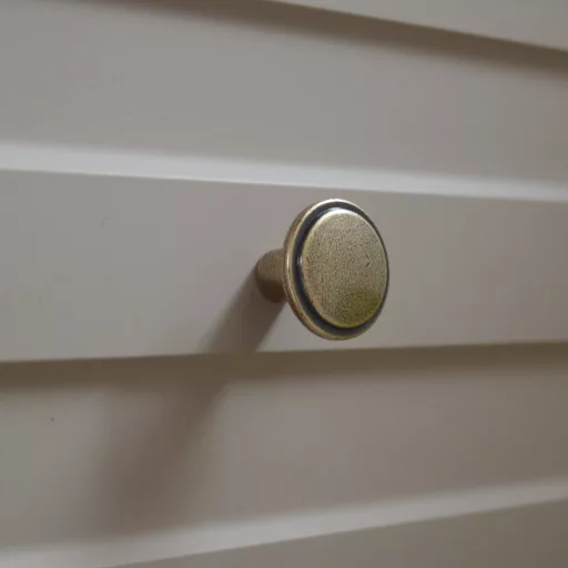 PINOT Antik világos bronz színű, fém bútorgomb 30 mm átmérő