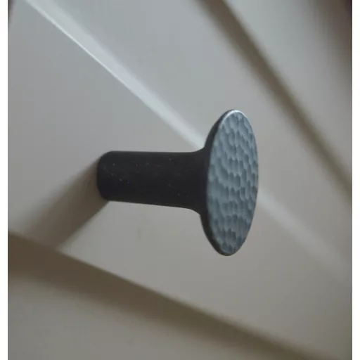 19.4136.53 Metallmöbelknauf, antik schwarz