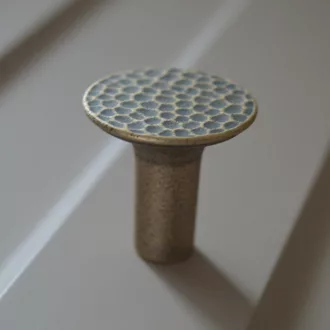 19.4136.53 Metallmöbelknauf, antik bronz
