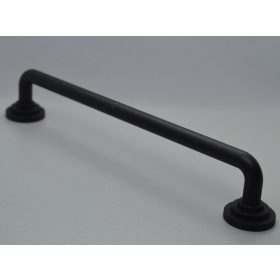   HUGO sötét antik fekete színű, fém bútorfogantyú, 160 mm furattávval