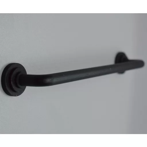 Metall-Möbelgriff, Farbe antikschwarz, 160 mm BA