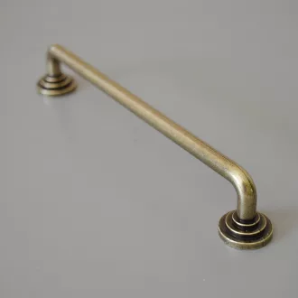 Möbelgriff aus Metall, Farbe Bronze antik, Bohrung 160 mm