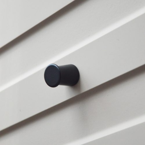 19_4168_12 BUFFER Metallmöbelknopf, schwarz