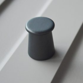 19_4168_82 BUFFER fém bútorgomb , Titán színű