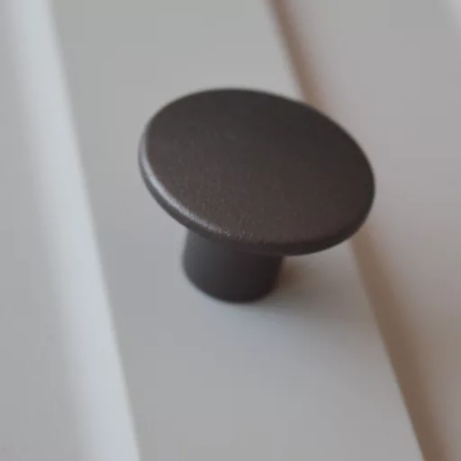 Metall-Möbelknopf, braun