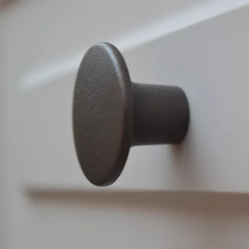 Metall-Möbelknopf, braun