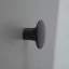 Metall-Möbelknopf, schwarz, strukturierte Oberfläche
