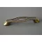 Möbelgriff aus Metall, Farbe Messing antik, Bohrung 96 mm