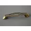 Möbelgriff aus Metall, Farbe Messing antik, Bohrung 96 mm