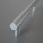 HRAZDA-Metall-Möbelgriff, Stange, aluminiumfarben , BA 96 mm