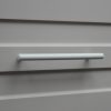 2072_192_bezs, Stangengriff, Beige Metall-Möbelgriff 192 mm Bohrung