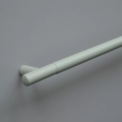 2072_192_oliva, rúd fogantyú, Oliva színű, fém bútorfogantyú 192 mm furattáv