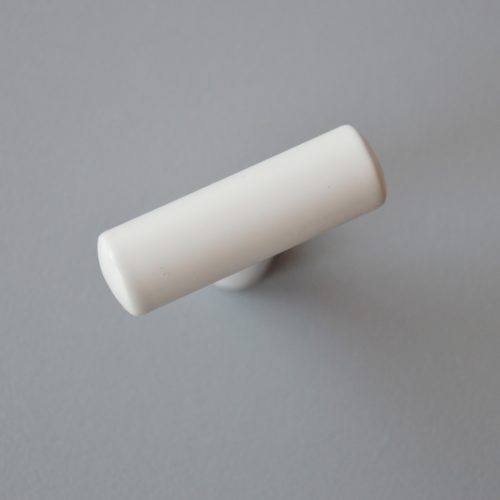 2072_Beige Möbelknopf aus Metall