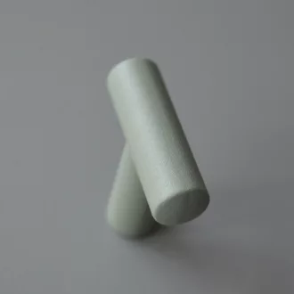 2072_Olivgrüner Möbelknopf aus Metall