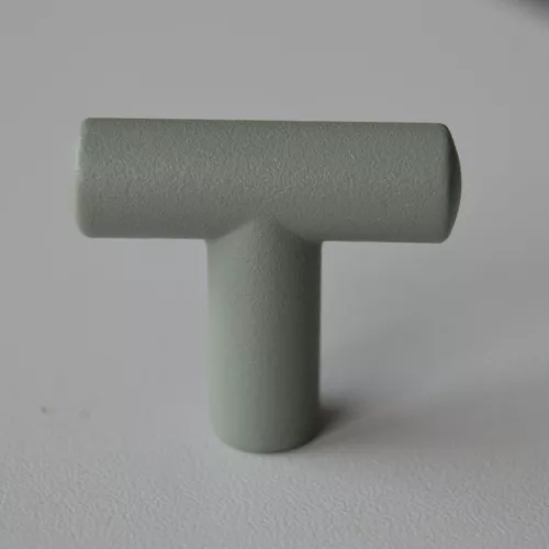 2072_Olivgrüner Möbelknopf aus Metall