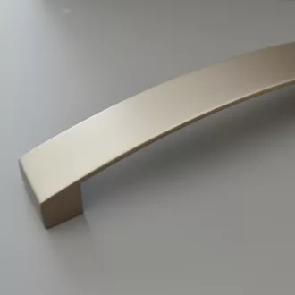   LUCA fém bútorfogantyú, nemesacél színű, 128 mm furattávval