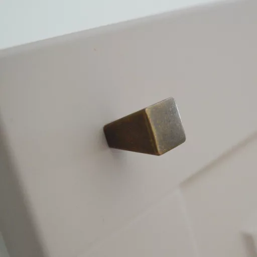 2267_AN Fém bútorgomb, antikolt bronz