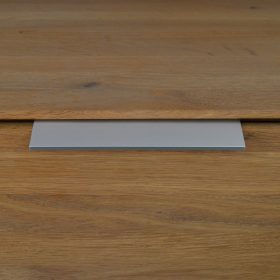   LUCATA fém bútorfogantyú, alumínium színű, 96 mm furattávval