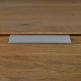   LUCATA fém bútorfogantyú, alumínium színű, 160 mm furattávval