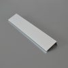 LUCATA Metall-Möbelgriff, Farbe Aluminium, Bohrung 160 mm