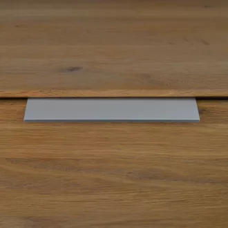 LUCATA Metall-Möbelgriff, Farbe Aluminium, Bohrung 320 mm