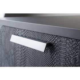   ISOLA fém bútorfogantyú, nemesacél színű, 160 mm furattávval